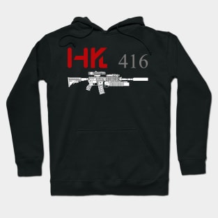 HK 416 Assault Rifle with Grenade Launcher Hoodie